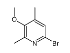 2-溴-5-甲氧基-4,6-二甲基吡啶结构式