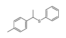 1-methyl-4-(1-phenylsulfanylethyl)benzene Structure