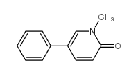 1-Methyl-5-phenyl-1,2-dihydro-2-oxopyridine结构式