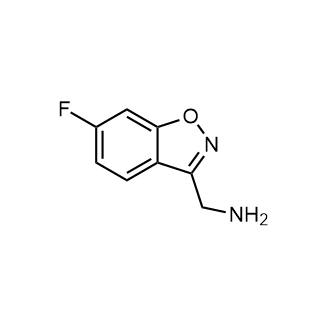 (6-氟苯并[d]异噁唑-3-基)甲胺结构式