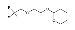2-tetrahydropyran-2-yloxyethyl 2,2,2-trifluoroethyl ether结构式