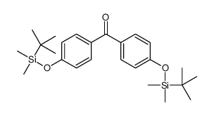 bis[4-[tert-butyl(dimethyl)silyl]oxyphenyl]methanone Structure