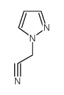 1H-吡唑-1-乙腈结构式