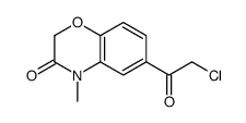 6-(Chloroacetyl)-4-methyl-2H-1,4-benzoxazin-3(4H)-one Structure