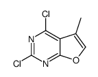 2,4-dichloro-5-methylfuro[2,3-d]pyrimidine Structure