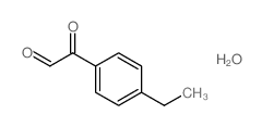4-乙基苯基乙二醛水合物结构式