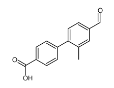 4-(4-formyl-2-methylphenyl)benzoic acid Structure