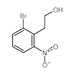 2-(2-溴-6-硝基苯基)乙醇结构式