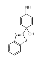1-(benzo[d]thiazol-2-yl)-4-iminocyclohexa-2,5-dien-1-ol Structure