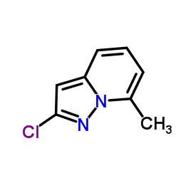 2-Chloro-7-methylpyrazolo[1,5-a]pyridine结构式