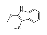 2,3-bis(methylsulfanyl)-1H-indole Structure