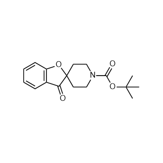 tert-Butyl 3-oxo-3H-spiro[benzofuran-2,4'-piperidine]-1'-carboxylate Structure