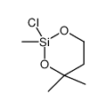 2-chloro-2,4,4-trimethyl-1,3,2-dioxasilinane结构式