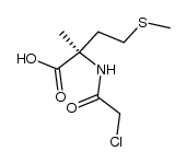 N-Chloroacetyl-D-α-methylmethionine Structure