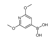 2,6-Dimethoxypyridine-4-boronic acid结构式