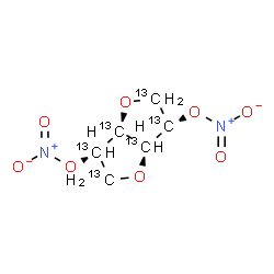 [13C6]-异山梨醇二硝酸盐结构式