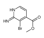2-氨基-3-溴-4-吡啶羧酸甲酯结构式