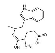 (4S)-4-amino-5-[[(2R)-1-(1H-indol-3-yl)propan-2-yl]amino]-5-oxopentanoic acid Structure