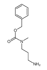 benzyl 3-aminopropyl(methyl)carbamate Structure