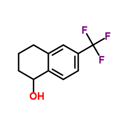 6-(Trifluoromethyl)-1,2,3,4-tetrahydro-1-naphthalenol结构式