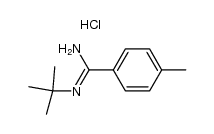 N-tert-butyltoluamidine hydrochloride Structure