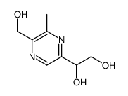 2,5-Pyrazinedimethanol,-alpha-5-(hydroxymethyl)-3-methyl-(9CI)结构式