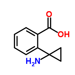 2-(1-Aminocyclopropyl)benzoic acid Structure