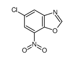 5-chloro-7-nitrobenzo[d]oxazole结构式