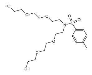 9-[(4-methylphenyl)sulfonyl]-3,6,12,15-tetraoxa-9-aza-1,17-heptadecanediol Structure