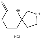 8-氧杂-2,6-二氮杂螺[4.5]癸烷-7-酮盐酸盐结构式