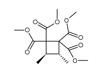 tetramethyl trans-3,4-dimethylcyclobutane-1,1,2,2-tetracarboxylate Structure