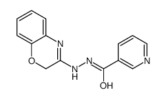 N'-(2H-1,4-benzoxazin-3-yl)pyridine-3-carbohydrazide结构式