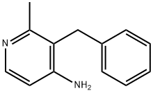 3-苄基-2-甲基吡啶-4-胺结构式