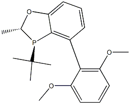(2R,3R)-3-(叔丁基)-4-(2,6-二甲氧基苯基)-2-甲基-2,3-二氢苯并[d] [1,3]氧磷杂环戊二烯结构式