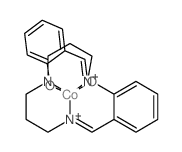 Cobalt, [[2,2'-[(imino-kN)bis[3,1-propanediyl(nitrilo-kN)methylidyne]]bis[phenolato-kO]](2-)]-, (SP-5-32)- Structure