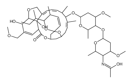 (4''R)-4''-(Acetylamino)-5-O-demethyl-4''-deoxy-26-methoxyavermectin A1a Structure