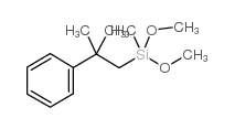 dimethoxy-(3-methyl-3-phenylbutyl)silane structure