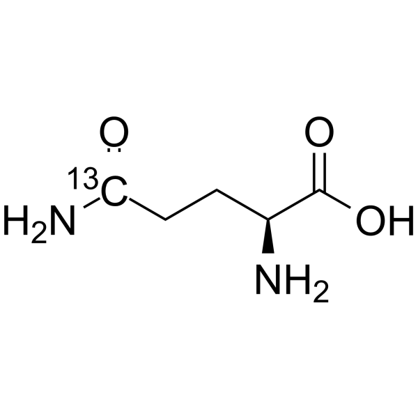 L-Glutamine-5-13C结构式