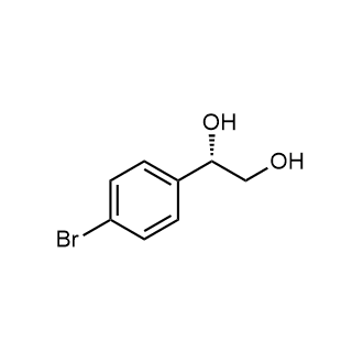 (S)-1-(4-溴苯基)乙烷-1,2-二醇结构式