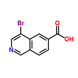 4-溴异喹啉-6-羧酸结构式