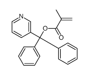 [diphenyl(pyridin-3-yl)methyl] 2-methylprop-2-enoate Structure
