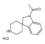 1-spiro[2H-indole-3,4'-piperidine]-1-ylethanone,hydrochloride Structure