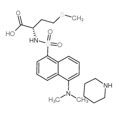 dansyl-l-methionine piperidinium salt结构式