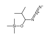 (1-azido-2-methylpropoxy)-trimethylsilane Structure