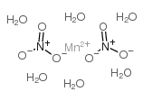 六水硝酸锰(II)结构式