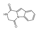 1,2,3,4-tetrahydropyrazino[1,2-a]indole-1,4-dione Structure