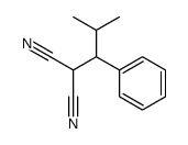 2-(2-methyl-1-phenylpropyl)propanedinitrile结构式