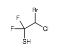 2-bromo-2-chloro-1,1-difluoroethanethiol Structure
