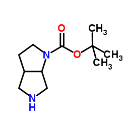 叔丁基六氢吡咯[3,4-B]吡咯-1-甲酸酯结构式
