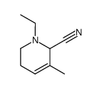 2-Pyridinecarbonitrile,1-ethyl-1,2,5,6-tetrahydro-3-methyl-(9CI)结构式